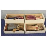 (4) Claude Carbonel Dolls