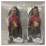 (2) Talking Raya Dolls