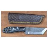 Custom Steel Fixed Blade w/ Sheath #2