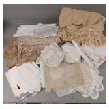 Vintage Crochet Quilt, Tablecloths & More