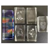 (6) Holographic Paper Weights