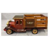 Handcrafted Bic Advertising Wooden Delivery Truck
