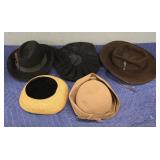 (5) Vintage Womens Hats