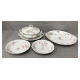 4-Piece China Dishes w/ Extra Bowl