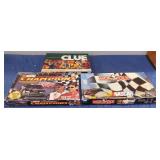 (3) Monopoly, NASCAR & Clue Board Games