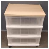 3-Drawer Storage Bin