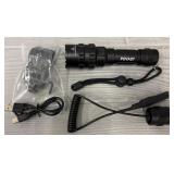 Povast Tactical Flashlight w/ Side Rail Mount