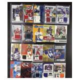 (20) Patch/Relic Football Cards