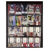 (20) Autographed Football Cards
