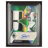 Braelon Allen Rookie Patch Auto Football Card