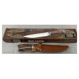 (2) Fixed Blade Hunting Knives