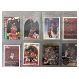 (8) Bulls Michael Jordan Basketball Cards