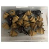 Assortment of Wooden Leg Spindles & Rack