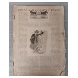 Antique 1904 'Dress & Gossip of Paris' Book
