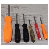 (6) Snap-On Screwdrivers