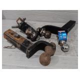 (3) Trailer Hitches & Ball