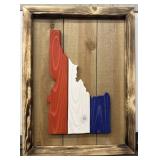 Framed Local Idaho Wood Art