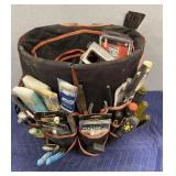 Wheeled Bucket w/ Assortment of Tools
