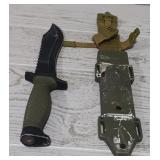 Tactical Fixed Blade Knife w/ Sheath