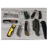 Variety of Pocket Knives