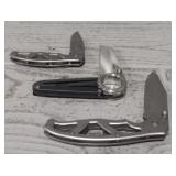 (3) Gerber Pocket Knives