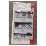 (3) Pack of Ladies Fashion Reading Glasses