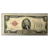 Vintage 1928 C $2 Dollar Bill