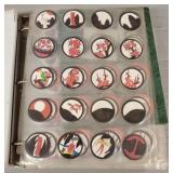 Collection of Pogs in Binder