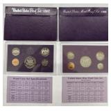 (2) 1987 & 1988 US Mint Proof Sets