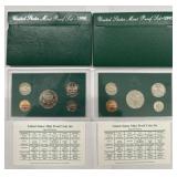 (2) 1996 & 1997 US Mint Proof Sets