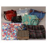(9) Vintage Quilted Handbags