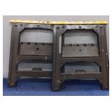 (2) Stanley Saw Horses