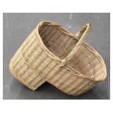 Wicker Stair Basket