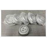 (6) Push Button Lights- EZ Stick Back