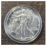 1987 Silver Eagle Dollar Dollar