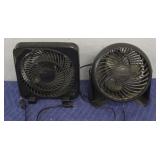 (2) Plastic Electric Fans