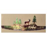 Metal Saw Deer Wildlife Cut Out