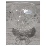 Vintage Solitaire Crystal Cut Candy Dish