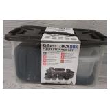 66-Piece Lock Box Food Storage Set Sealed