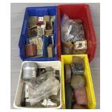 (4) Organizers Full of Tools & Hardware