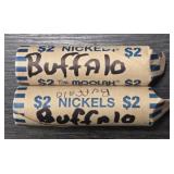 (2) Rolls of Buffalo Nickels