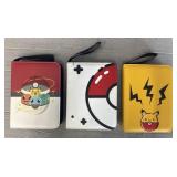 (3) Pokï¿½mon Binders