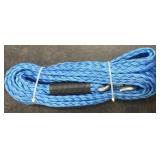 Blue Braided Nylon Tow Rope