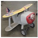 Large Vintage Child Pedal Plane