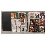 Binder of Football Cards