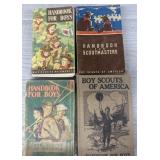 (4) Vintage Boy Scouts of America Handbooks