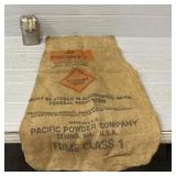 W65 Mine Self Rescuer & Old Burlap