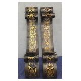 (2) Decorative Metal Wall Sconces