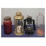 (4) Various Vintage Lanterns