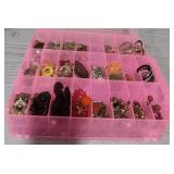Pink Organizer With Jewelry